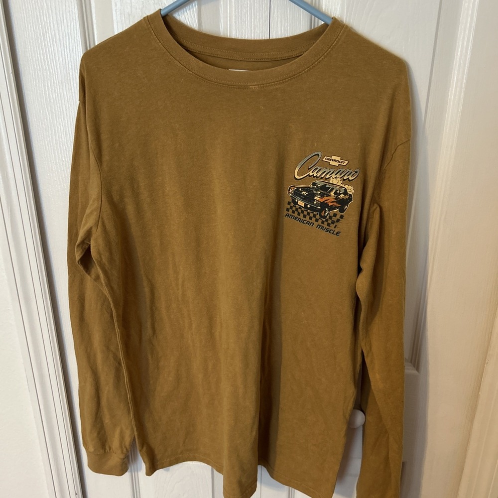 Men's Long Sleeve Chevy Camaro T-Shirt medium